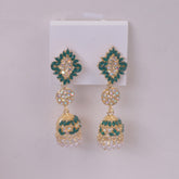 Woman's Traditional Earring Green